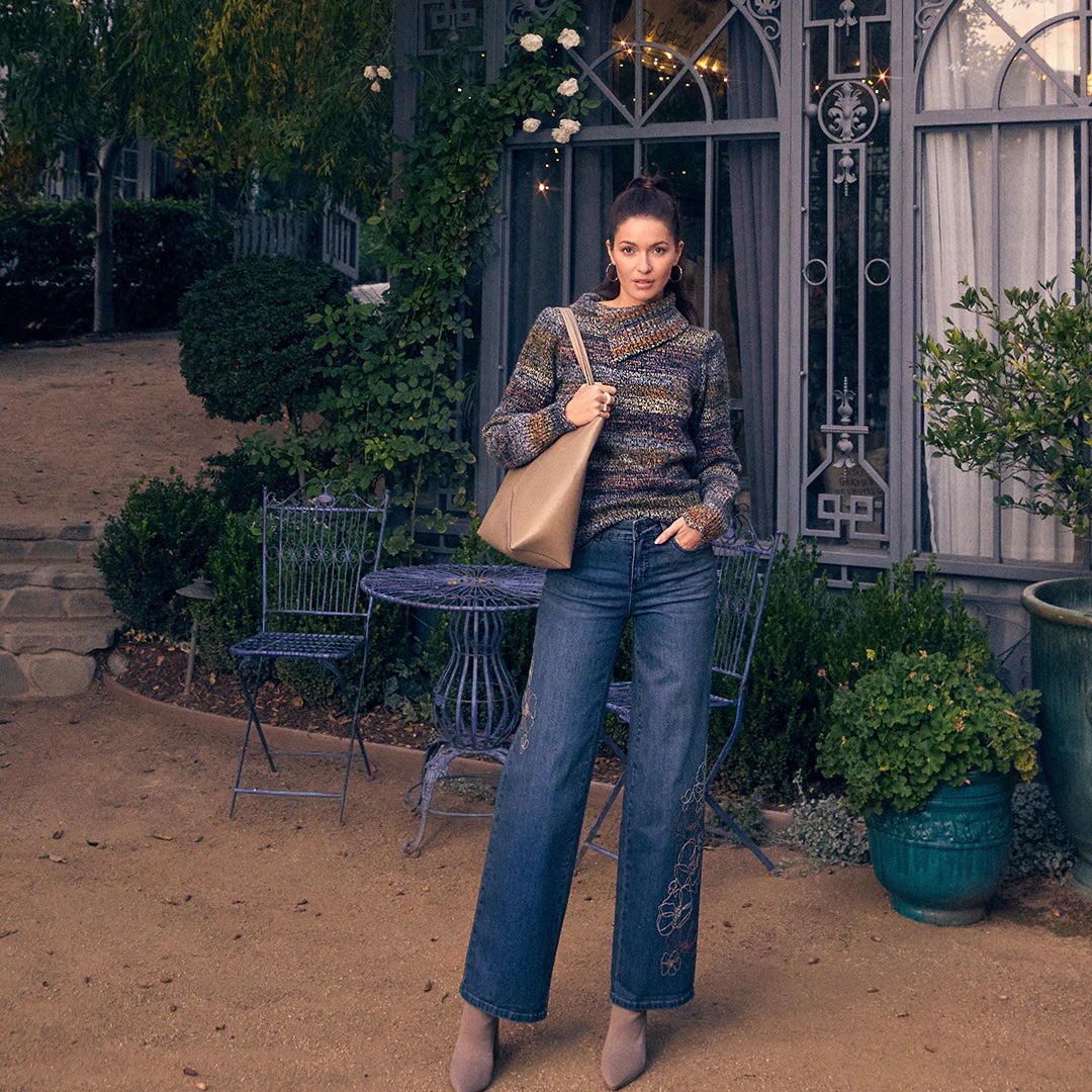 FDJ JEANS | CHRISTINA WIDE LEG-Denim-FRENCH DRESSING JEANS-Coriander
