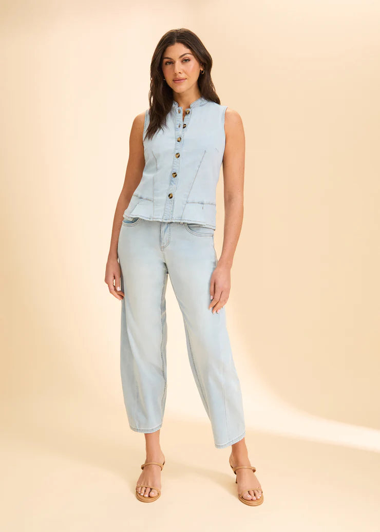 FDJ JEANS | GIRLFRIEND BARREL ANKLE-Denim-FRENCH DRESSING JEANS-2-LIGHT BLUE-Coriander
