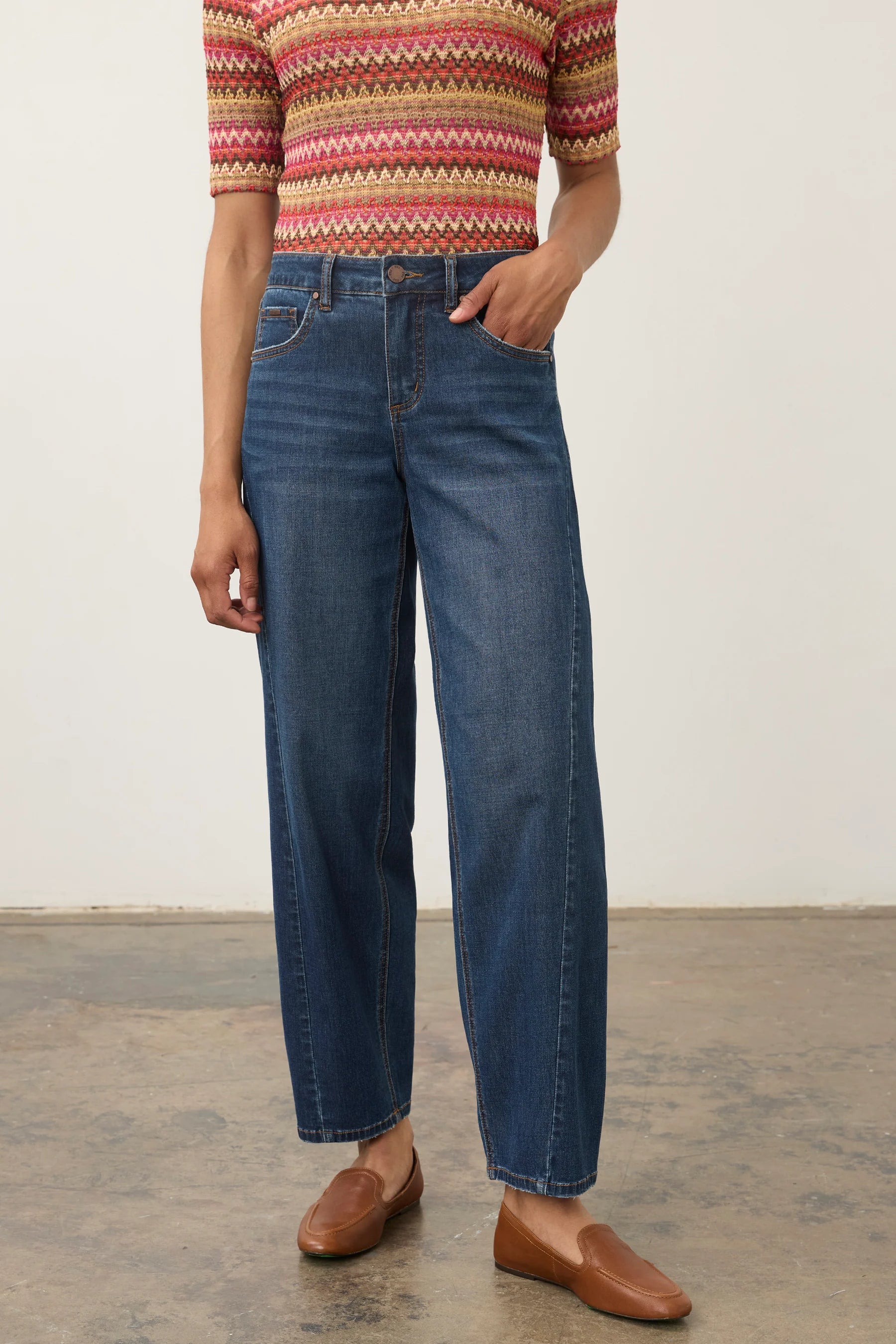 FDJ JEANS | GIRLFRIEND BARREL ANKLE-Denim-FRENCH DRESSING JEANS-Coriander