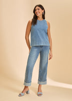 FDJ JEANS | OLIVIA CUFF DETAIL WIDE ANKLE-Denim-FRENCH DRESSING JEANS-4-LIGHT WASH-Coriander
