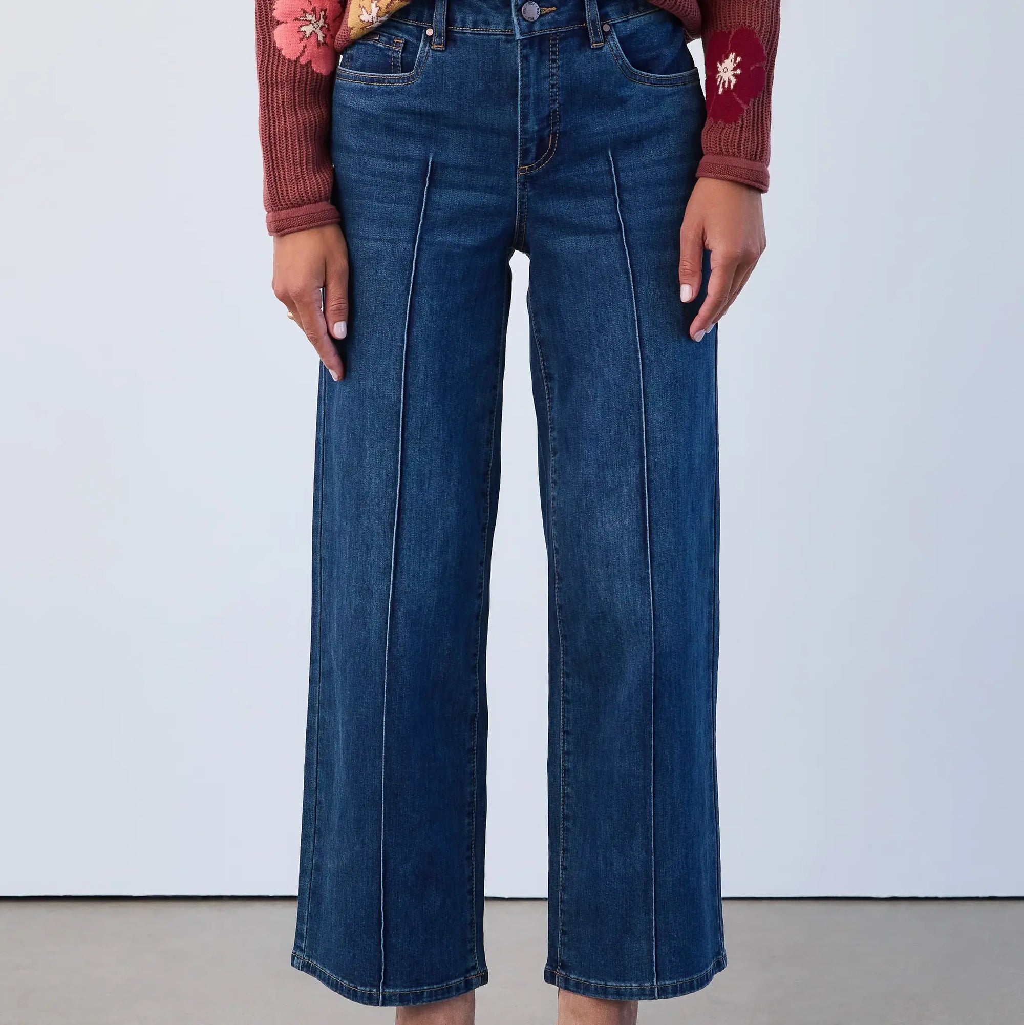 FDJ JEANS | OLIVIA WIDE LEG ANKLE-Denim-FRENCH DRESSING JEANS-2-DARK INDIGO-Coriander