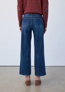 FDJ JEANS | OLIVIA WIDE LEG ANKLE-Denim-FRENCH DRESSING JEANS-Coriander