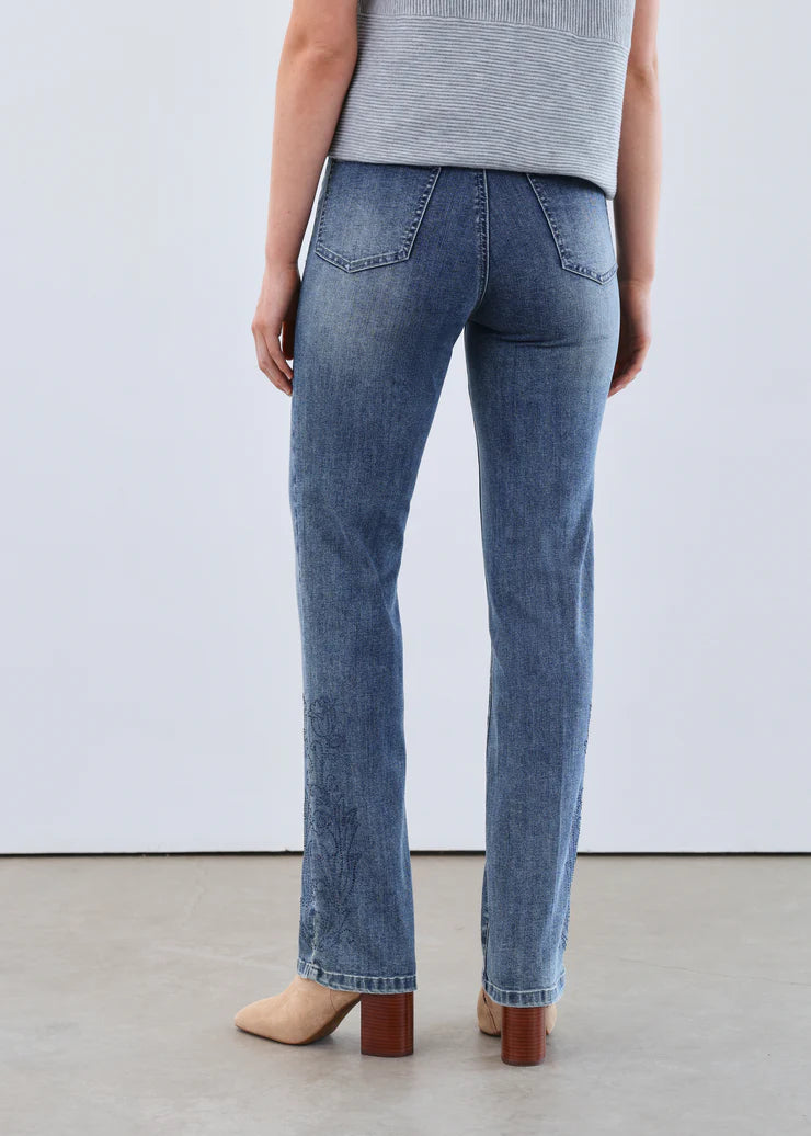 FDJ JEANS | PULL-ON STRAIGHT LEG-Denim-FRENCH DRESSING JEANS-Coriander