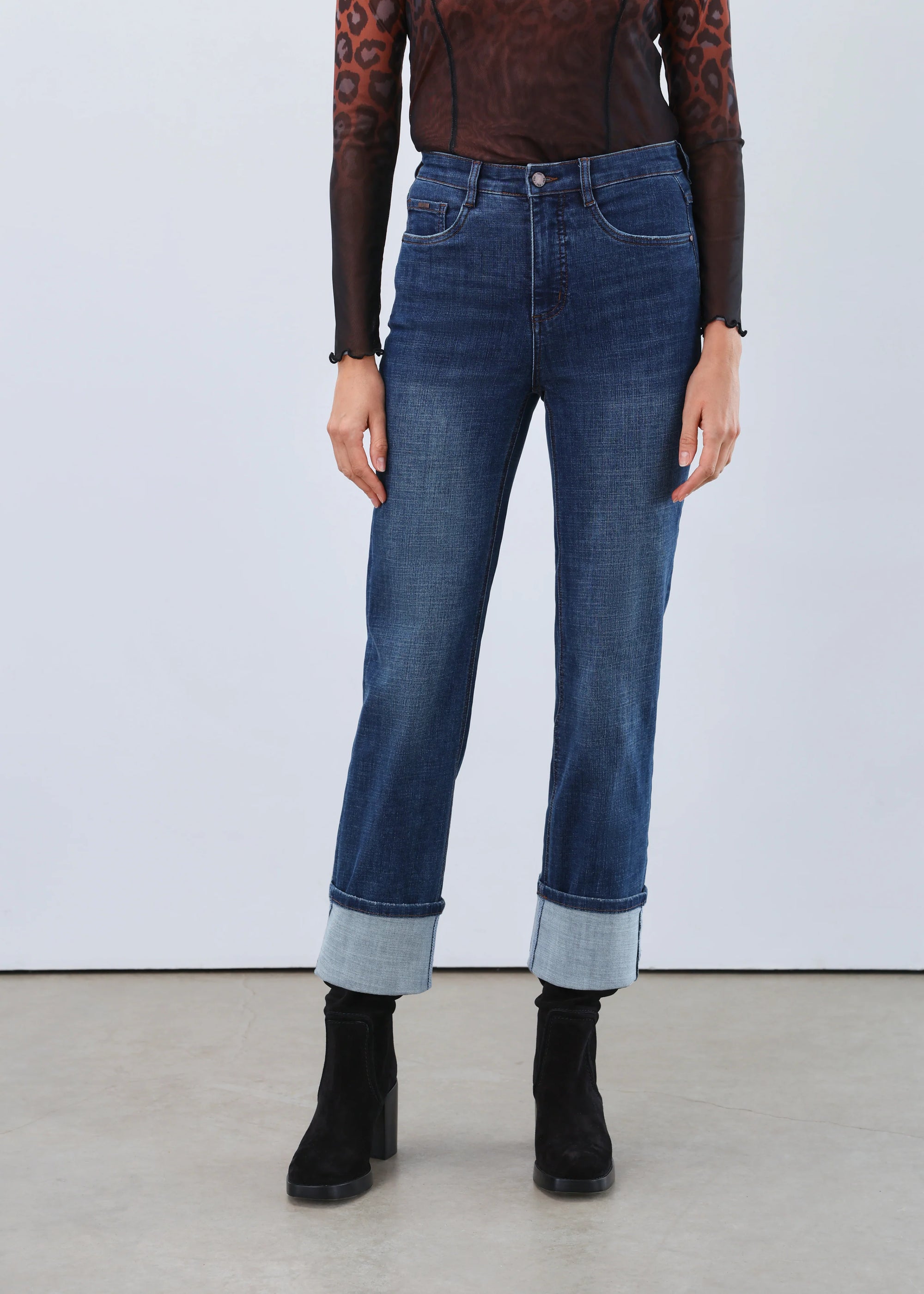 FDJ JEANS | SUZANNE STRAIGHT ANKLE-Denim-FRENCH DRESSING JEANS-4-DARK BLUE-Coriander