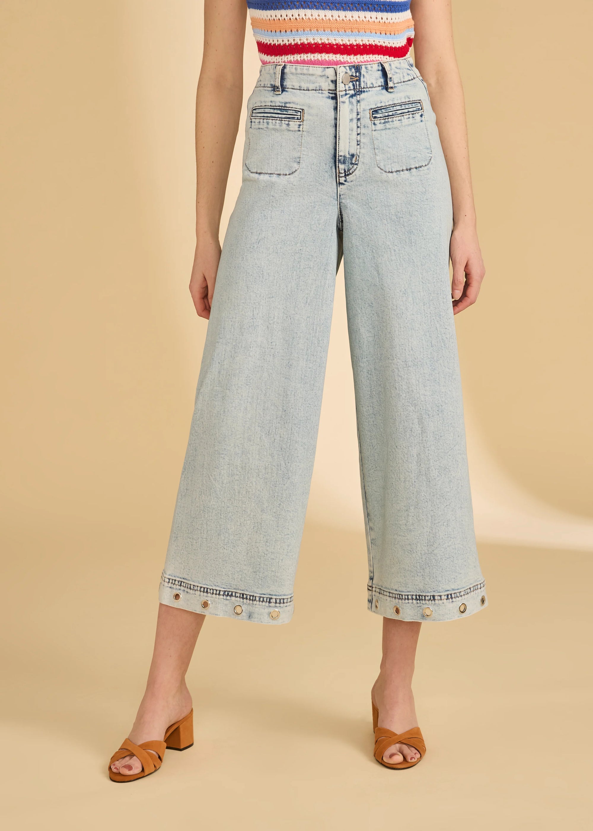 FDJ JEANS | SUZANNE WIDE CROP-Denim-FRENCH DRESSING JEANS-Coriander