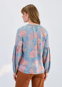 FDJ L/S BLOUSE | PRIMROSE HILL-Tops-FRENCH DRESSING JEANS-Coriander