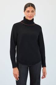 FDJ PULLOVER SWEATER | COWL NECK-Jackets & Sweaters-FRENCH DRESSING JEANS-SMALL-BLACK-Coriander