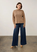 FDJ PULLOVER SWEATER | FUNNEL NECK-Jackets & Sweaters-FRENCH DRESSING JEANS-Coriander