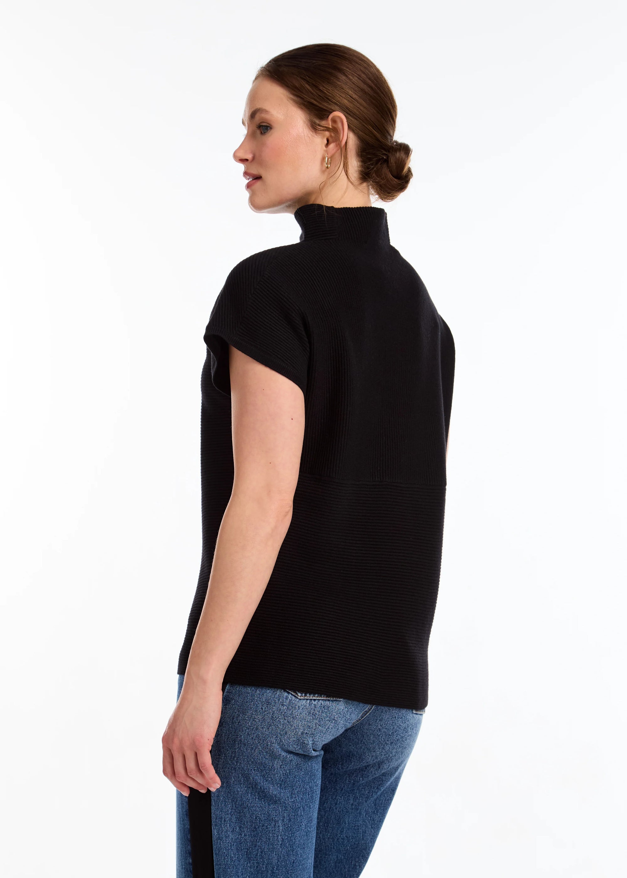 FDJ SWEATER | OTTOMAN CAP SLEEVE-Jackets & Sweaters-FRENCH DRESSING JEANS-Coriander
