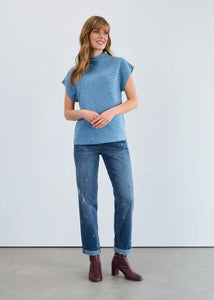 FDJ SWEATER | OTTOMAN CAP SLEEVE-Jackets & Sweaters-FRENCH DRESSING JEANS-Coriander