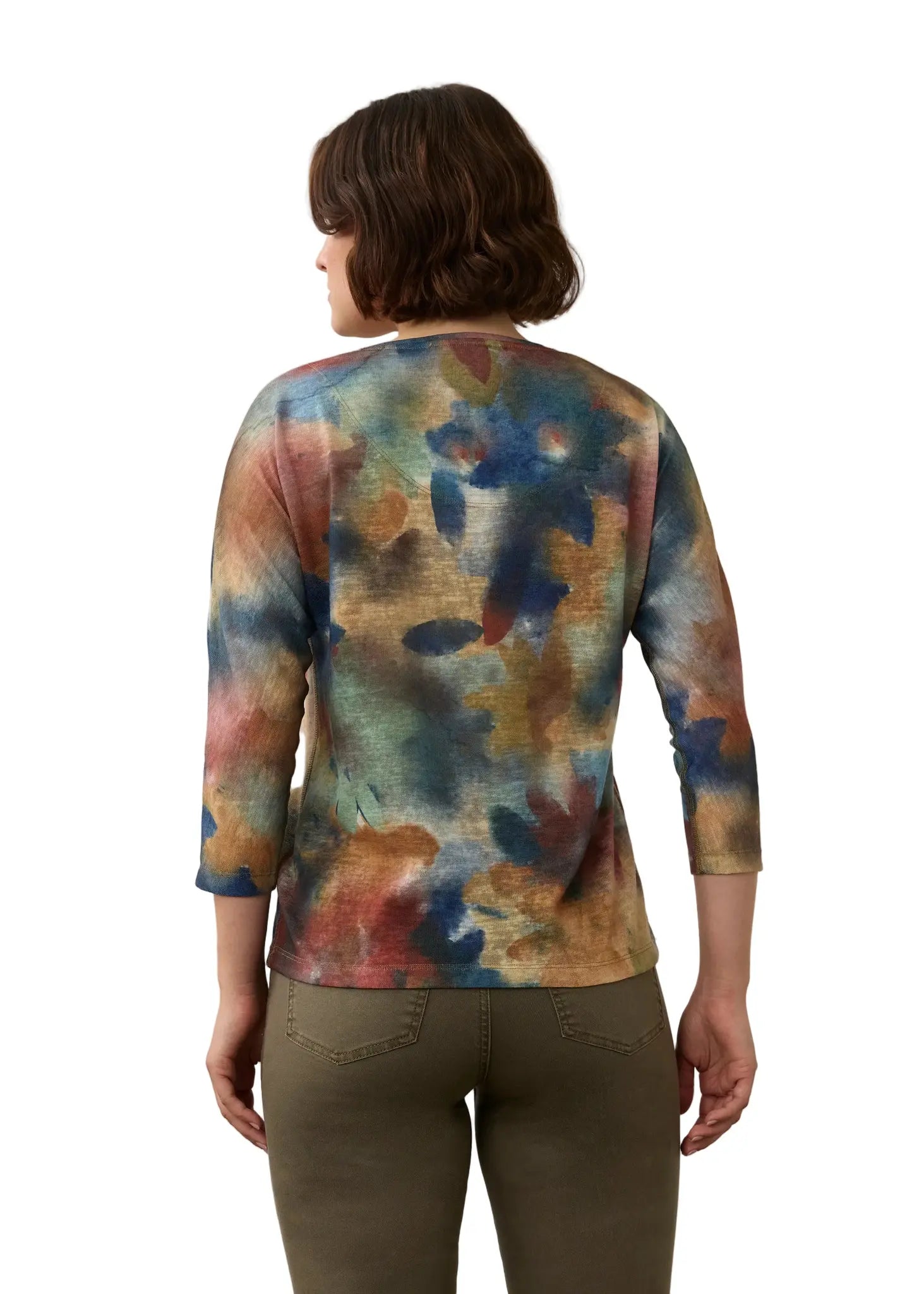 FDJ TOP | DROP SHOULDER V-NECK