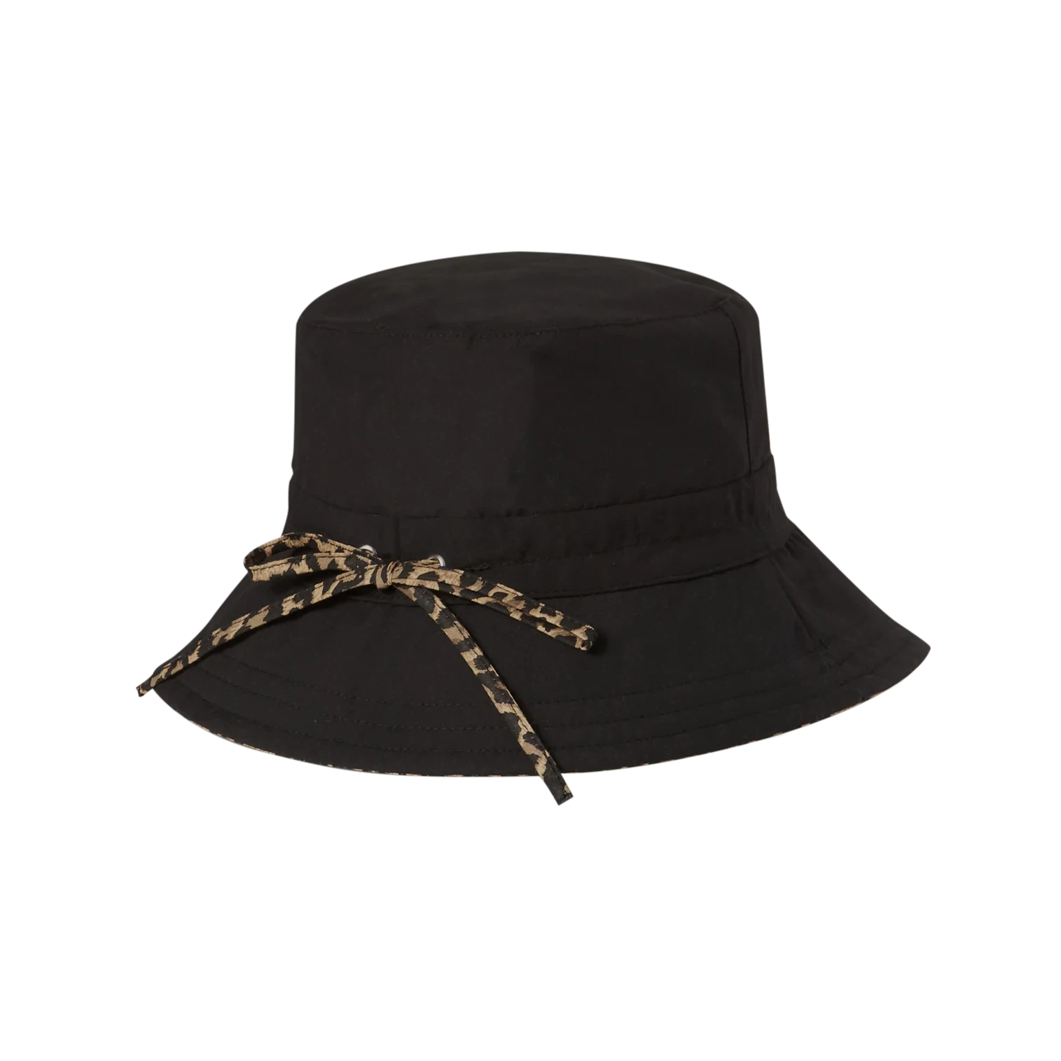 FELICIA BUCKET HAT-Hats-KOORINGAL-ONE-Black-Coriander