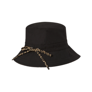 FELICIA BUCKET HAT-Hats-KOORINGAL-ONE-Black-Coriander