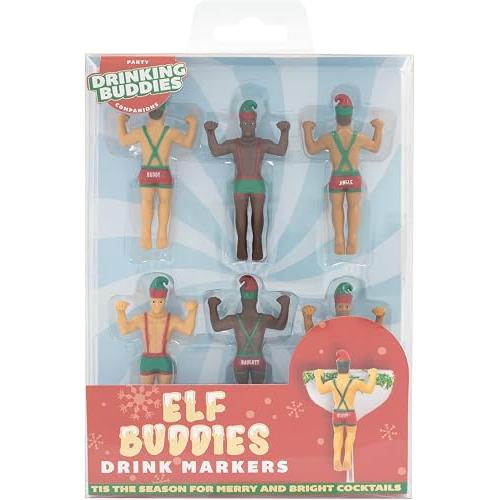 FESTIVE DRINK MARKERS | ELF BUDDIES-Home-DRINKING BUDDIES-Coriander