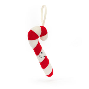 FESTIVE FOLLY CANDY CANE ORNAMENT-Stuffies-JELLYCAT-Coriander