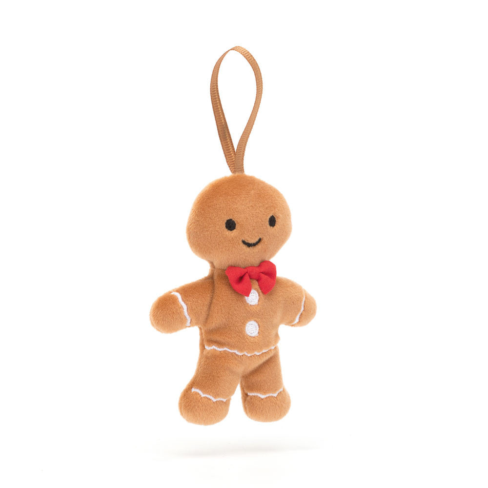 FESTIVE FOLLY GINGERBREAD FRED ORNAMENT-Stuffies-JELLYCAT-Coriander