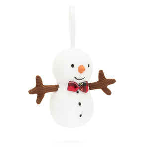 FESTIVE FOLLY SNOWMAN ORNAMENT-Stuffies-JELLYCAT-Coriander