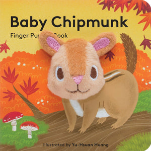 FINGER PUPPET BOOK: BABY CHIPMUNK-Books & Stationery-RAINCOAST-Coriander