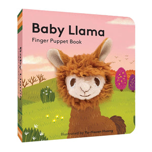 FINGER PUPPET BOOK | BABY LLAMA-Books & Stationery-RAINCOAST-Coriander