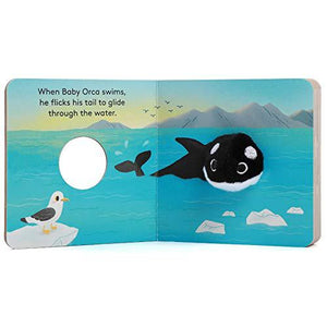 FINGER PUPPET BOOK | BABY ORCA-Books & Stationery-RAINCOAST-Coriander