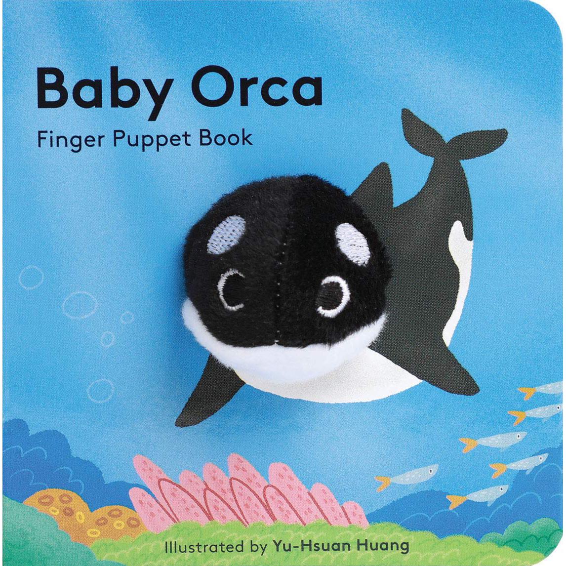 FINGER PUPPET BOOK | BABY ORCA-Books & Stationery-RAINCOAST-Coriander