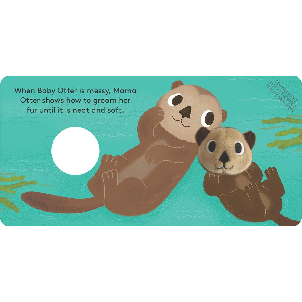 FINGER PUPPET BOOK | BABY OTTER-Puppet-RAINCOAST-Coriander