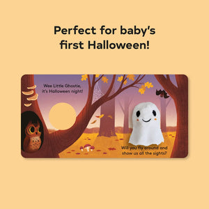FINGER PUPPET BOOK | LITTLE GHOSTIE-Books & Stationery-RAINCOAST-Coriander