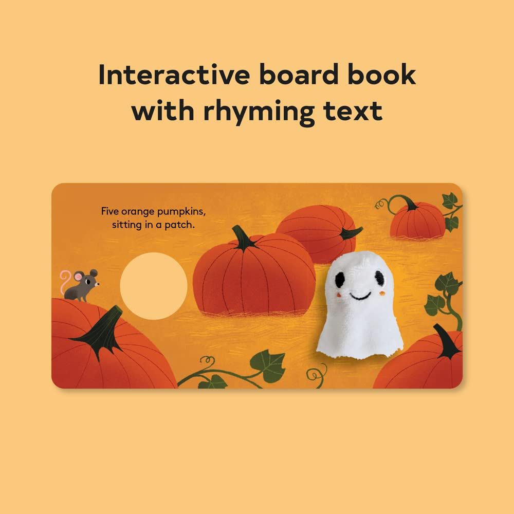 FINGER PUPPET BOOK | LITTLE GHOSTIE-Books & Stationery-RAINCOAST-Coriander