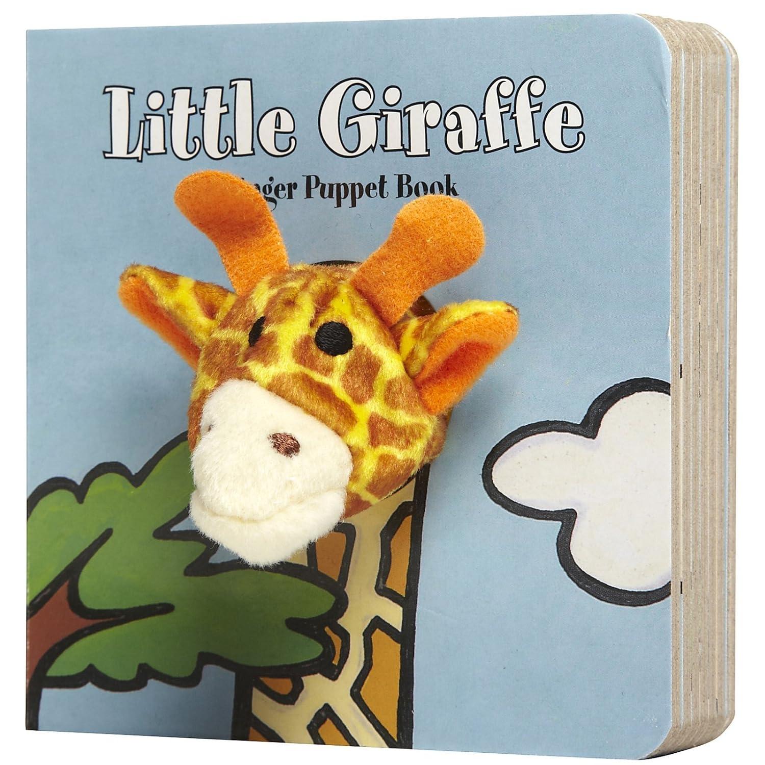 FINGER PUPPET BOOK | LITTLE GIRAFFE-Books & Stationery-RAINCOAST-Coriander