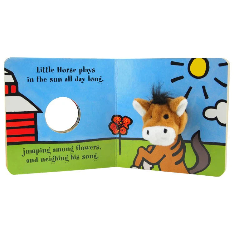 FINGER PUPPET BOOK | LITTLE HORSE-Books & Stationery-RAINCOAST-Coriander
