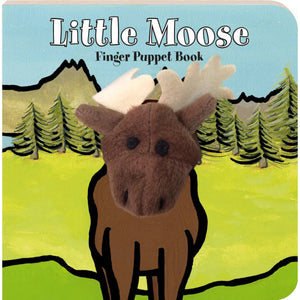 FINGER PUPPET BOOK | LITTLE MOOSE-Books & Stationery-RAINCOAST-Coriander