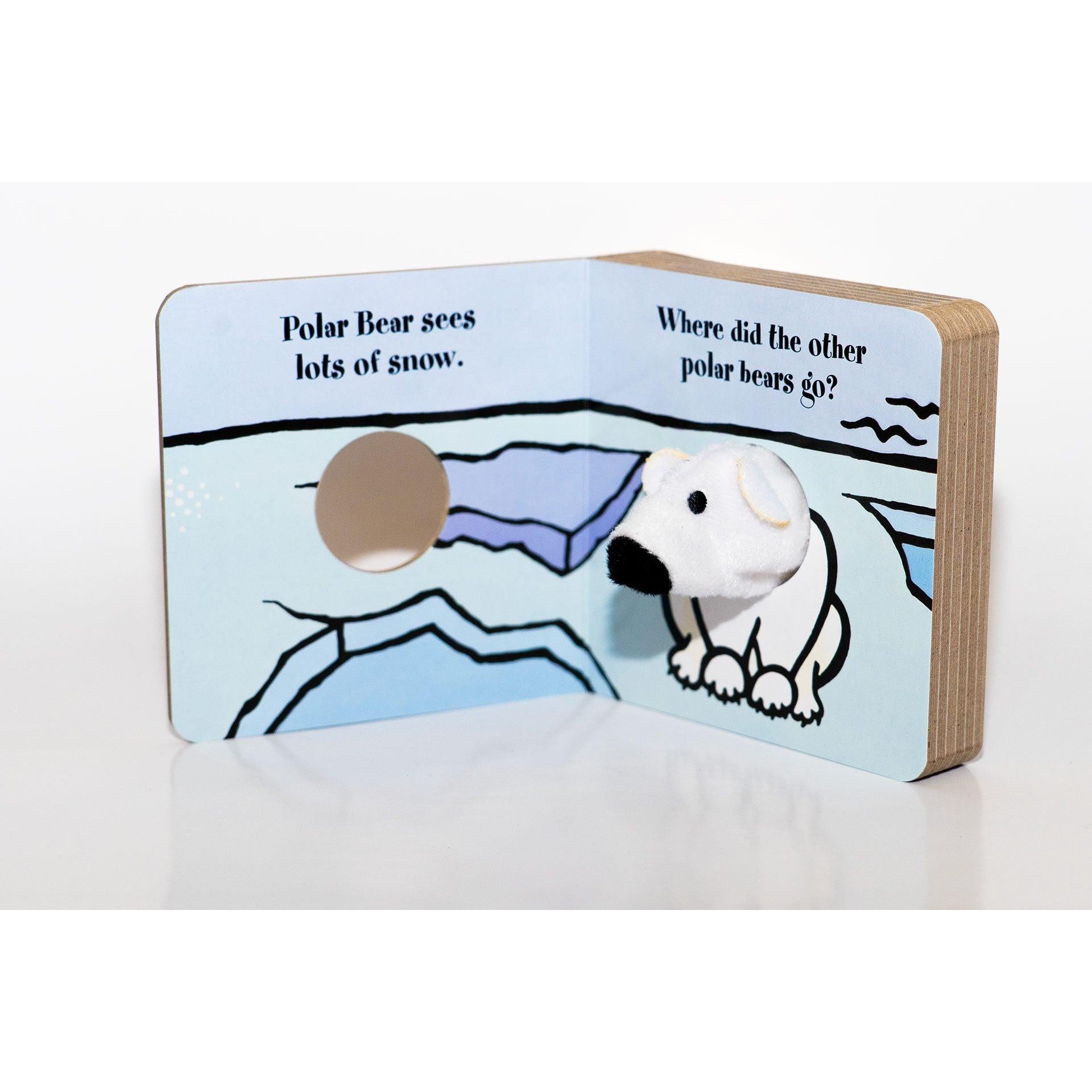 FINGER PUPPET BOOK | LITTLE POLAR BEAR-Books & Stationery-RAINCOAST-Coriander