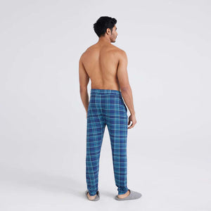 FLANNEL PLAID SNOOZE PANT | DARK DENIM-Pant-SAXX-Coriander