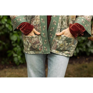 FLEECE COTTAGE CARDI KIMONO | LOVE GROWS WILD-Jackets & Sweaters-MARKET OF STARS-Coriander