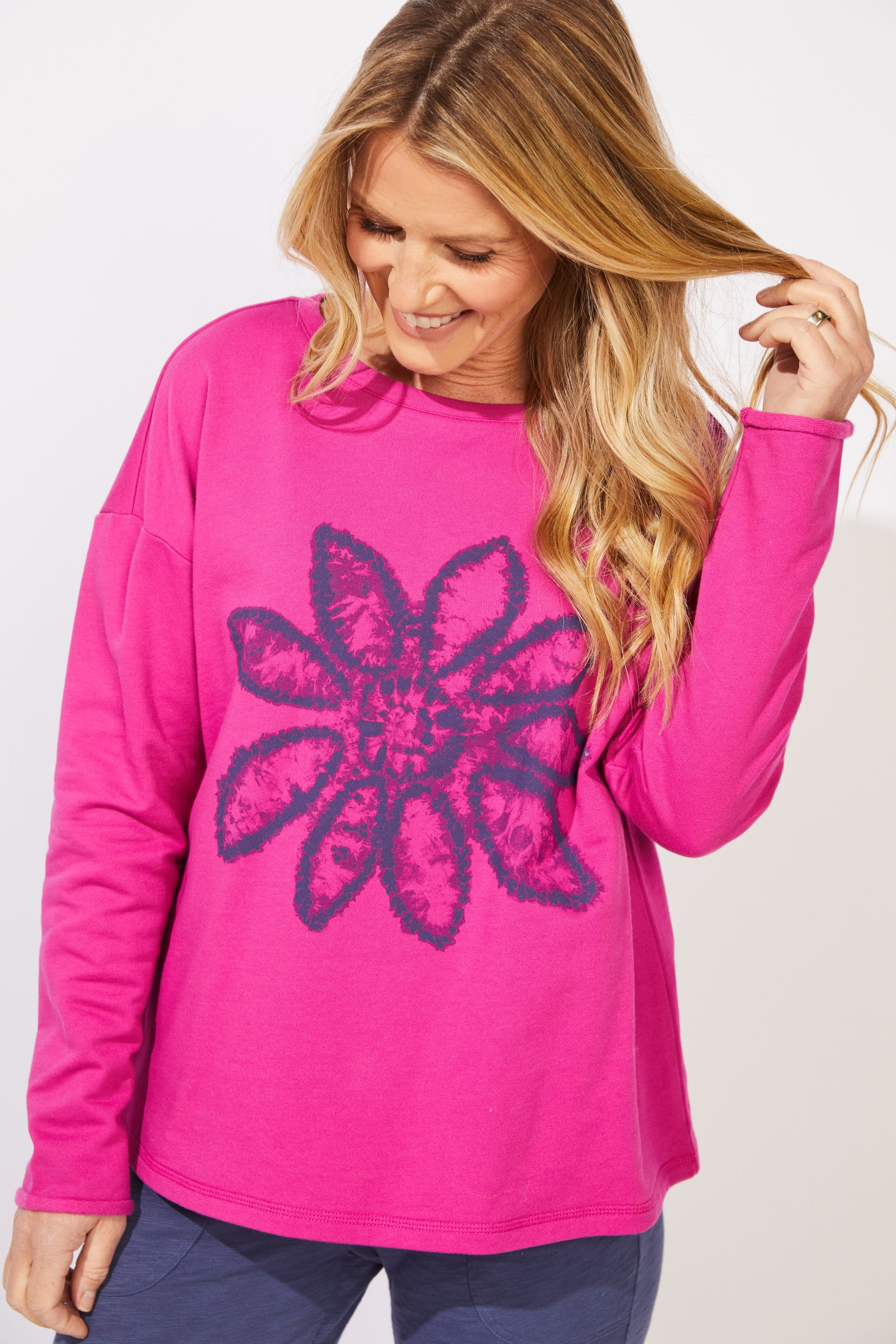 FLEECE PULLOVER TOP | DESTINATION-Tops-ESCAPE-Coriander