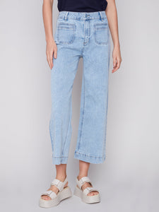 FLOOD FLARE WIDE LEG JEANS-Denim-CHARLIE B-2-Blue-Coriander