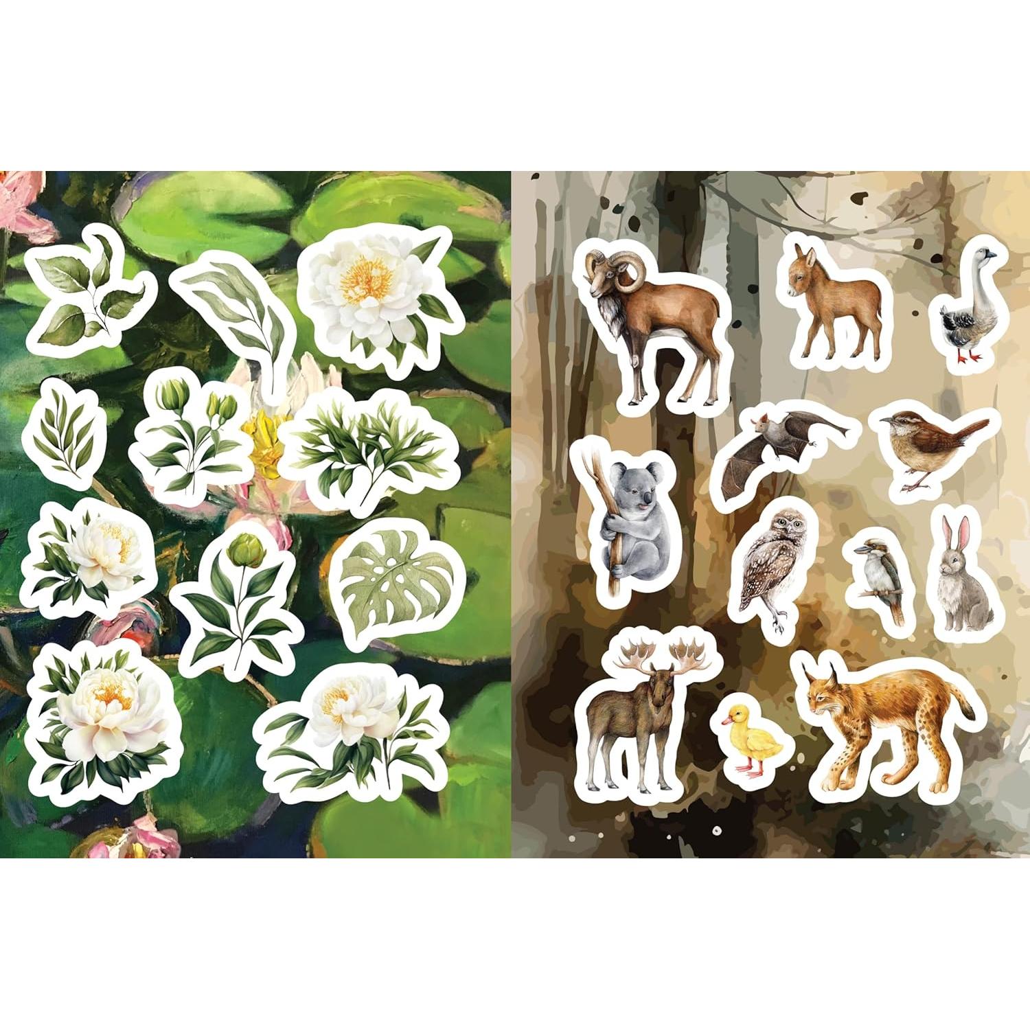 FLORA, FAUNA, BOTANICAL & BEES STICKER & ACTIVITY BOOK-Books & Stationery-HACHETTE BOOK GROUP-Coriander