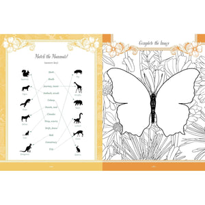 FLORA, FAUNA, BOTANICAL & BEES STICKER & ACTIVITY BOOK-Books & Stationery-HACHETTE BOOK GROUP-Coriander