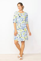 FLORAL PRINT DRESS | CORNFLOWER-Dresses-HABITAT-Coriander