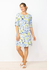 FLORAL PRINT DRESS | CORNFLOWER-Dresses-HABITAT-Coriander