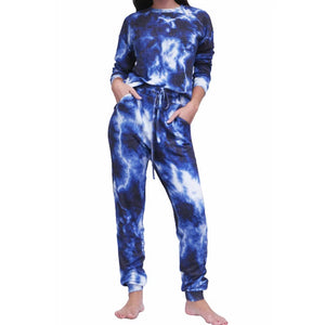 FORNIA LOUNGE SETS | 2 PIECES-Basics-FORNIA-XSMALL-TIE DYE ELECTRIC BLU-Coriander