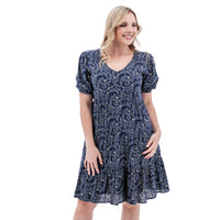 FRANCESCA MILKMAID DRESS-Dress-AVENTURA-Coriander