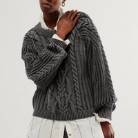 FRANKIE CABLE SWEATER-Jackets & Sweaters-FREE PEOPLE-XSMALL-BLACK-Coriander