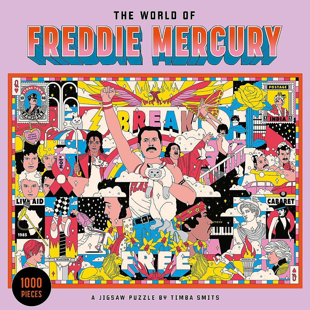 FREDDIE MERCURY 1 000 PC PUZZLE-Fun and Games-RAINCOAST-Coriander