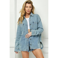 FRENCH TERRY SHACKET-Tops-VEVERET-SMALL-MEDIUM DENIM-Coriander