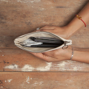 FRIDA ZIP POUCH - SMALL-Bags & Wallets-DANICA-Coriander