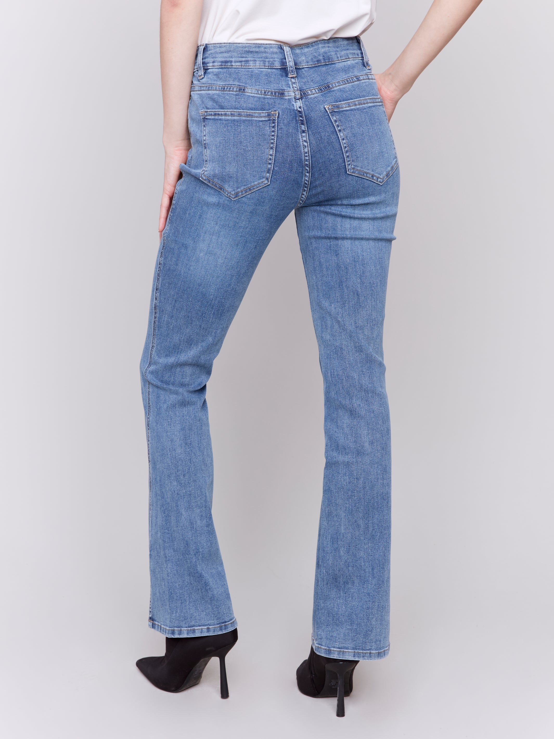 FRONT SLIT DENIM-Denim-CHARLIE B-Coriander