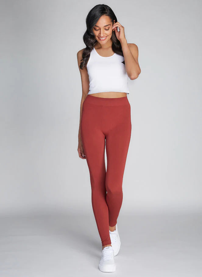 FULL LENGTH LEGGINGS-Basic-CEST MOI-ONE SIZE-BRANDY-Coriander