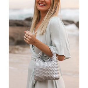 GABBY MINI WOVEN CROSSBODY BAG-Bags & Wallets-LOUENHIDE-Coriander
