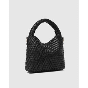 GABBY MINI WOVEN CROSSBODY BAG-Bags & Wallets-LOUENHIDE-BLK-Coriander